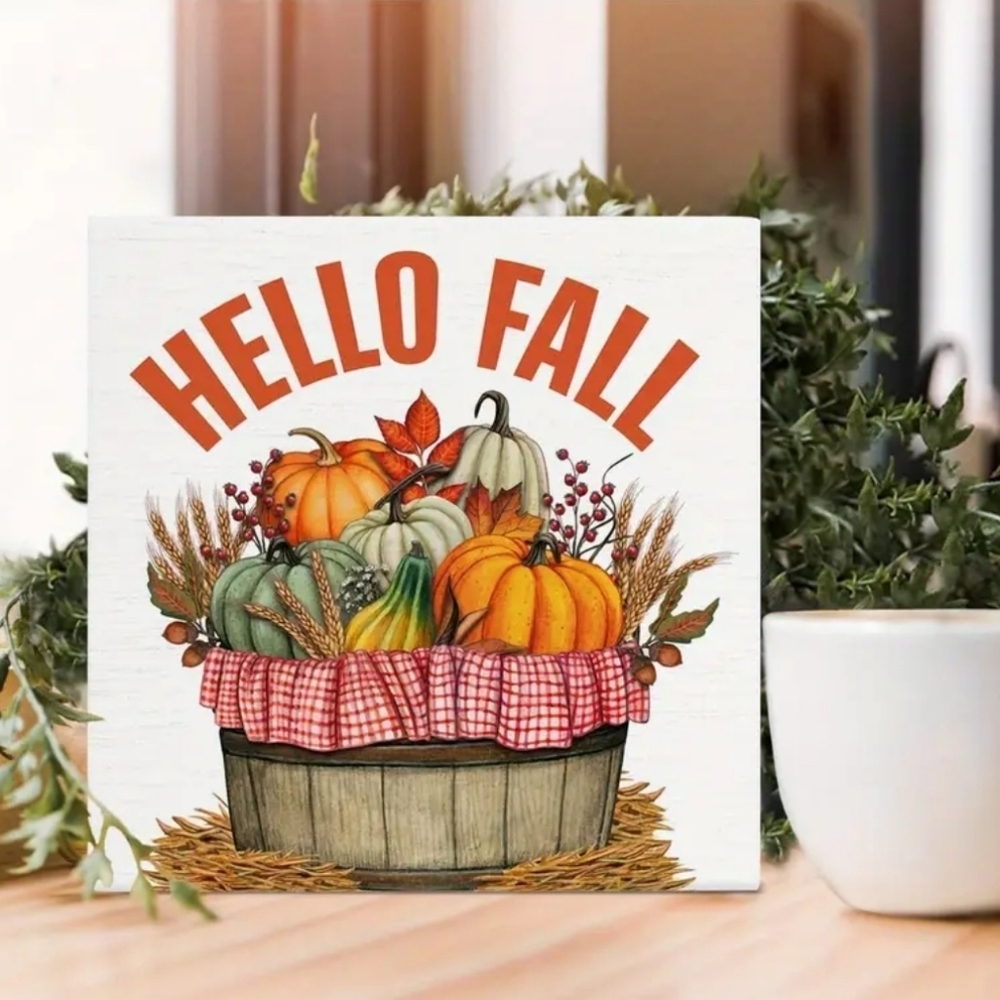 NEW! Hello Fall sign - Picture 4 of 7